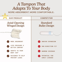 August Organic Cotton Regular Tampons, 24 Count (PACK OF 3 )