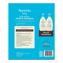Aveeno Baby 2-in-1 Wash and Shampoo, 18 fl. oz., 2 pk.
