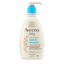 AveenoBabyDailyMoistureBathBodyWash_Shampoo_OatExtract_12floz5 - Brands For Less USA