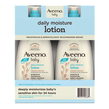 Aveeno Baby Daily Moisture Lotion with Pump, 24hr Protection, 18 fl. oz., 2 pk.