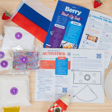 BāKIT Box Berry Tarts Cosmic Kitchen Bake and Wear Bundle: Berry Blast-Off Tarts + Cosmic Glow