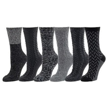 BEARPAW Women's Boot Sock, 6-pair