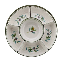 Better Homes and Gardens Bamboo Melamine Olive Chip and Dip Serve Tray for Stylish Entertaining
