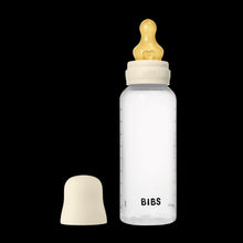 BIBS Baby Bottles with Slow Flow Silicone Nipple, Ivory, 5 oz, 2 pack