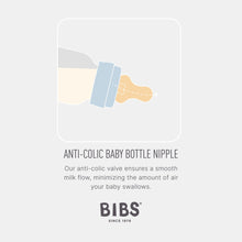 BIBS Baby Bottles with Slow Flow Silicone Nipple, Ivory, 5 oz, 2 pack