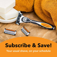 BIC Flex 5 Men’s 5-Blade Refillable Manual Razors with 1 Handle and 3 Cartridges, Father’s Day Gift Idea