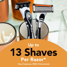 BIC Flex 5 Men's Refillable Razors, 5-Blades, 1 Handle, 12 Cartridges