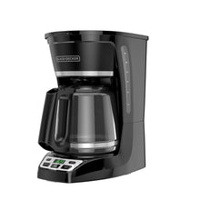 Cafetera de goteo programable BLACK+DECKER de 12 tazas con intensidad de café personalizada, color negro 