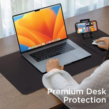 BLACK_DECKERFauxLeatherKeyboardandMouseDeskMat_OfficeDeskAccessories_ProtectiveOfficeDeskDecorMen_Women_Teens_DeskPadMatforGaming_WorkfromHome_Office_DeskOrganizers2 - Brands For Less USA