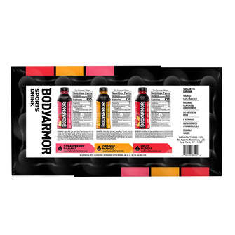 BODYARMOR SuperDrink, Variety Pack, 20 fl oz, 18-count