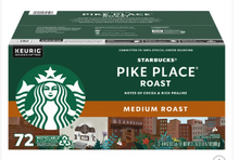 Starbucks Pike Place Medium Roast K-Cup, 72-count