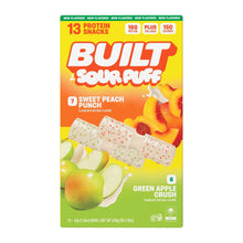 BUILT Puff Sour Puff Protein Bars, Variety Pack, 13 ct.