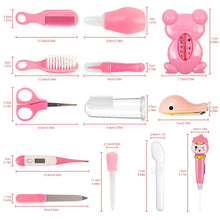 BUSATIABabyGroomingKit_13in1InfantSafetyCareSetwithHairBrushCombNailClipperNasalAspirator_BabyEssentialsKitforNewbornGirlsBoys-PinkBabyGroomingKit3 - Brands For Less USA