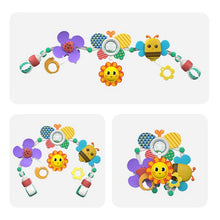 BUTOMKY Adjustable Baby Stroller Arch Toy - Sensory/Musical Activity Toys for Car Seat, Bassinet, Crib & Bouncer, Suitable for Infants 0-18 Months Boys & Girls