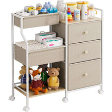 BabyDiaperOrganizerandStorageCart-3TierswithDividersandDrawersforNursery-Bedroom-ChangingTablean_4246_1 - Brands For Less USA