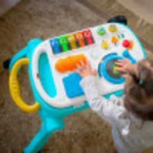 Baby Einstein Musical Mix ‘N Roll 4-in-1 Push Walker, Activity Center, Toddler Table and Floor Toy for 6 Months+ Unisex