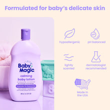 Baby Magic Calming Baby Lotion, 16.5oz, Lavender & Chamomile, Free of Parabens, Phthalates, Sulfates and Dye