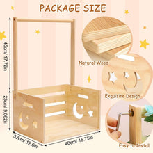 BabyShowerCrateClosetwithAcrylicClearFrontPanel-WoodShowerBasketwithHandle-PerfectStorageCratefo_1085_6 - Brands For Less USA