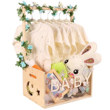 BabyShowerCrateClosetwithAcrylicClearFrontPanel-WoodShowerBasketwithHandle-PerfectStorageCratefo_5525_9 - Brands For Less USA
