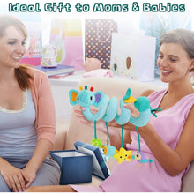 Baby Toys 3-6 Months,Toddler Car Seat Toys 3 4 5 6 Months, Stroller Toy with Teether Rattles Toys for Infant 3-6 Months Christmas Gifts
