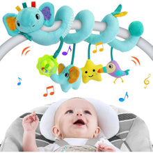 Baby Toys 3-6 Months,Toddler Car Seat Toys 3 4 5 6 Months, Stroller Toy with Teether Rattles Toys for Infant 3-6 Months Christmas Gifts