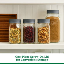 Ball 6-Pack Leakproof Plastic Mason Jar Lids - Wide Mouth, One-Piece Reusable Wide Mouth Canning Jar Lids for Meal Prep and Freezer Storage, Fits Ball Wide Mouth Mason Jars - Brands For Less USA