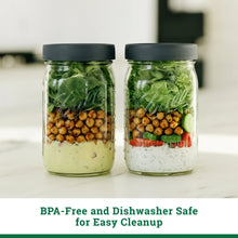 Ball 6-Pack Leakproof Plastic Mason Jar Lids - Wide Mouth, One-Piece Reusable Wide Mouth Canning Jar Lids for Meal Prep and Freezer Storage, Fits Ball Wide Mouth Mason Jars - Brands For Less USA