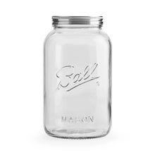 Ball Gallon Mason Jar with Stainless Steel Lid, Airtight Glass Storage Container with Lid, Extra Large Ball Jar for Flour, Sugar, Dog Treats, and Pantry Organization - Brands For Less USA