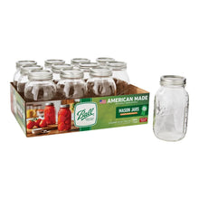 Ball Regular Mouth Quart 32-Oz. Glass Mason Jar with Lids and Bands, 12-Count - Brands For Less USA