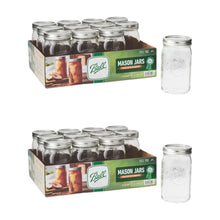 Ball Wide Mouth Glass Mason Jars with Lids and Bands, Used for Canning, Pickling, Juice, Jam, Jelly, Quart Size 32 Ounce Pack of 24