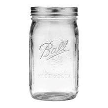 Ball 32 oz Mason Jars, Wide Mouth Quart Canning Jars with Lids and Rings, 12-Pack Large Glass Jars for Home Canning and Fermenting - Brands For Less USA