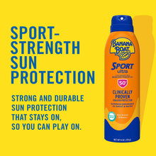 Spray protector solar Banana Boat Sport Ultra, FPS 50, 6 oz., paquete de 3.