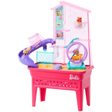 Barbie World Hamster Pet Playground Playset with Wheel, Pets & Food Accessories