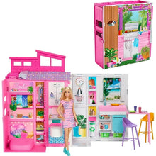 Barbie Getaway Doll House with Barbie Doll & Accessories