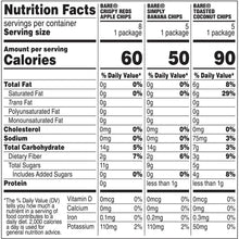 Bare Baked Crunchy Variety Pack Chips, 0.53 oz., 18 pk.