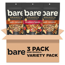 Bare Granola Cereal Variety Pack, 11 oz Bags (Pack of 3)