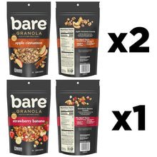 Bare Granola Cereal Variety Pack, 11 oz Bags (Pack of 3)
