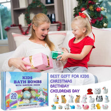 PickMora Bath Bombs for Kids, 20 Pcs Handmade Natural & Organic Bath Bombs with Surprise Toy inside- PickMora