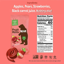 Bear Real Fruit Snack Rolls, Strawberry & Raspberry Variety Pack, 16 ct. - Brands For Less USA