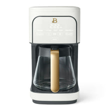 Beautiful 12 Cup Programmable Coffee Maker, White Icing by Drew Barrymore