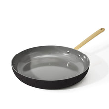 Beautiful 12 inch Ceramic Non-Stick Fry Pan, Black Sesame by Drew Barrymore - Brands For Less USA