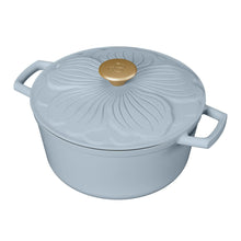 Beautiful-4-Quart-Enameled-Cast-Iron-Round-Dutch-Oven-with-petal-design-lid-Cornflower-Blue-by-Drew-Barrymore_80850569-e262-44d6-8a91-a94266f2b216.33db0d4eb71bc5dc76280c57d45efd48 - Brands For Less USA