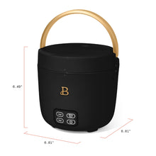 Beautiful 3-Cup Cooked, 1-Cup Uncooked Portable Rice and Soup Cooker with EverGood Ceramic Nonstick Coating,by Drew Barrymore