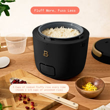 Beautiful 3-Cup Cooked, 1-Cup Uncooked Portable Rice and Soup Cooker with EverGood Ceramic Nonstick Coating,by Drew Barrymore