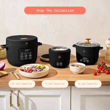 Beautiful 3-Cup Cooked, 1-Cup Uncooked Portable Rice and Soup Cooker with EverGood Ceramic Nonstick Coating,by Drew Barrymore