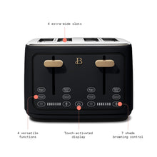 Beautiful 4-Slice Toaster with Touch-Activated Display, by Drew Barrymore