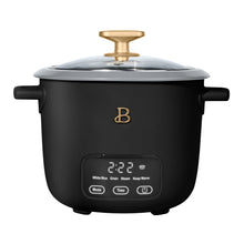 Beautiful 6-Cup Cooked, 3-Cup Uncooked Digital Electric Rice and Grain Cooker with Glass Lid and EverGood Ceramic Nonstick Coating by Drew Barrymore