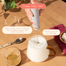 Beautiful Handheld Rechargeable Milk Frother, by Drew Barrymore