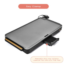 Beautiful XL Electric Griddle 12" x 22" with EverGood Ceramic Nonstick Coating, by Drew Barrymore