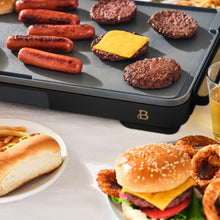 Beautiful XL Electric Griddle 12" x 22" with EverGood Ceramic Nonstick Coating, by Drew Barrymore